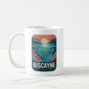 Biscayne National Park Meeresleben-Abzeichen Kaffeetasse