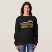 Biscayne National Park Mountain Trees & Sun Campin Sweatshirt (Vorne ganz)