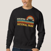 Biscayne National Park Mountain Trees & Sun Campin Sweatshirt (Vorderseite)