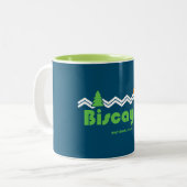 Biscayne National Park Retro Zweifarbige Tasse (Vorderseite Links)