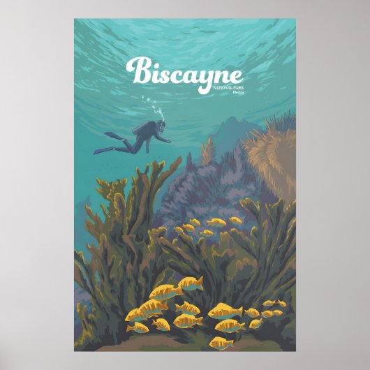 Biscayne National Park Travel Poster (Vorne)