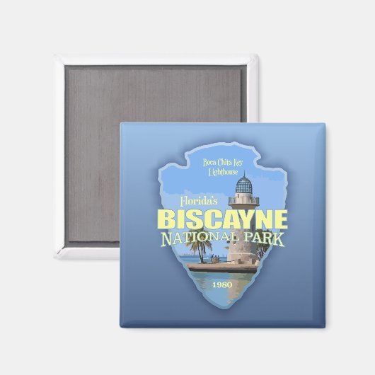 Biscayne-Nationalpark (Arrowhead) Magnet (Vorderseite/Rückseite)