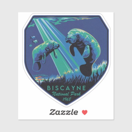 Biscayne-Nationalpark Aufkleber (Blatt)