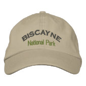 Biscayne-Nationalpark Bestickte Baseballkappe (Vorderseite)