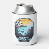 Biscayne Nationalpark Florida Emblem Dosenkühler (Kanne Vorderseite)