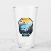 Biscayne Nationalpark Florida Emblem Glas (Vorderseite)