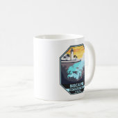 Biscayne Nationalpark Florida Emblem Kaffeetasse (VorderseiteRechts)
