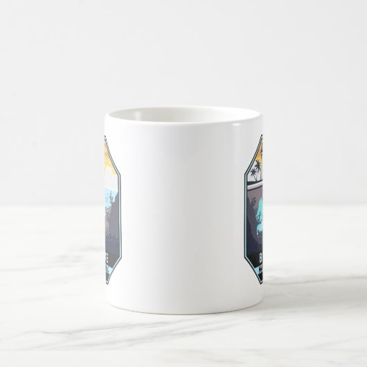 Biscayne Nationalpark Florida Emblem Kaffeetasse (Mittel)