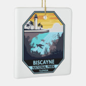 Biscayne Nationalpark Florida Emblem Keramikornament (Rechts)