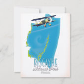 Biscayne Nationalpark Florida Karte (Rückseite)