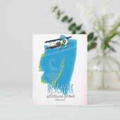 Biscayne Nationalpark Florida Karte (Stehend Vorderseite)