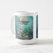 Biscayne Nationalpark Florida Schildkrötenkoralle  Kaffeetasse (Vorderseite Links)