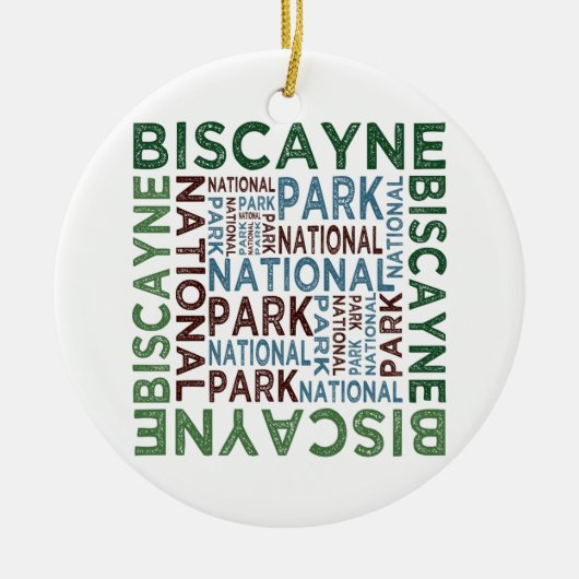 Biscayne-Nationalpark Keramikornament (Vorne)