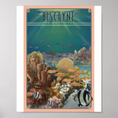 Biscayne Nationalpark Litho Artwork Poster (Vorne)