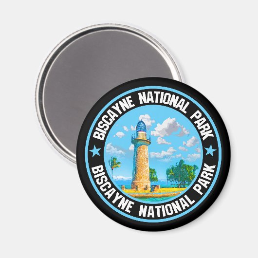 Biscayne-Nationalpark Magnet (Vorderseite/Rückseite)