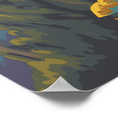 Biscayne Nationalpark Reiseplakat Poster (Ecke)