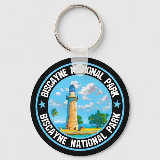 Biscayne-Nationalpark Schlüsselanhänger (Rückseite)