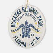 Biscayne Nature Reserve Florida Keramik Ornament (Links)