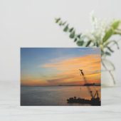 Biscayne Sunset Card (Stehend Vorderseite)