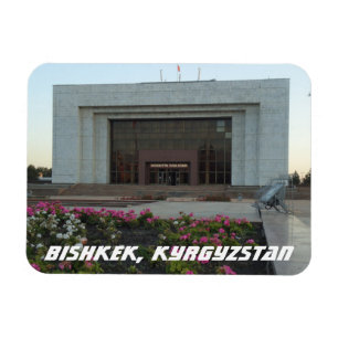 Bischkek Brutalist Architectre - Kirgisistan Magnet