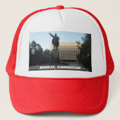 Bischkek, Kirgisistan Sowjetstatue Lenin Truckerkappe (Vorderseite)