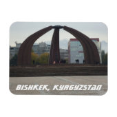 Bischkek-Siegesplatz - Kirgisistan Magnet (Horizontal)