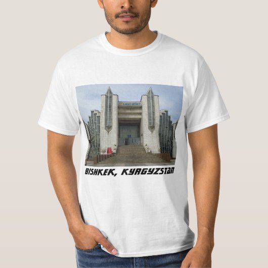 Bischkek Wedding Palace - sowjetische Architektur T-Shirt (Vorderseite)