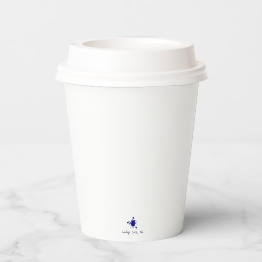 Bischof, CA Pappbecher (Rückseite)