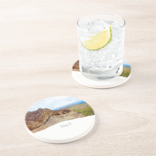 Bischof, CA Untersetzer (Seite)