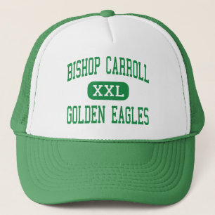 Bischof Carroll - goldenes Eagles - Wichita Truckerkappe