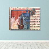 Bischof Consecrating a church Leinwanddruck (Insitu (Holzboden))