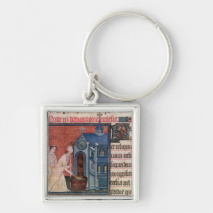 Bischof, der eine Kirche widmet Schlüsselanhänger