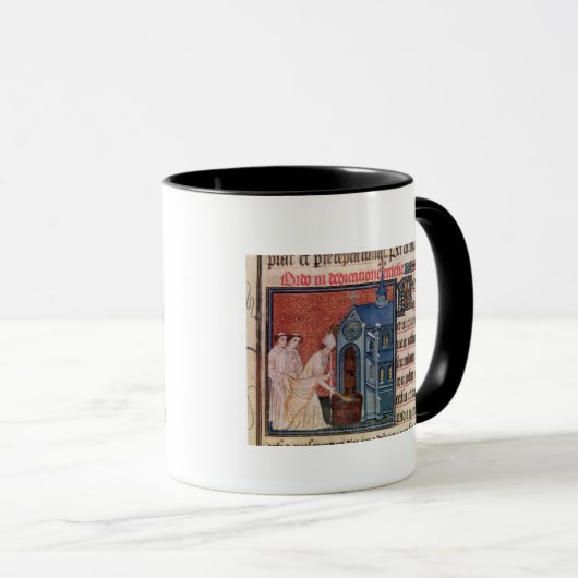 Bischof, der eine Kirche widmet Tasse (VorderseiteRechts)