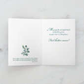 Bischof Get Well, Erholung im Kreuz unseres Herrn Karte (Innenseite)