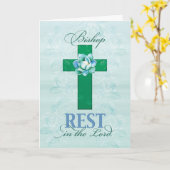 Bischof Get Well, Erholung im Kreuz unseres Herrn Karte (Gelbe Blume)