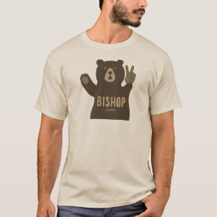Bischof Kalifornien Friedensbär T-Shirt