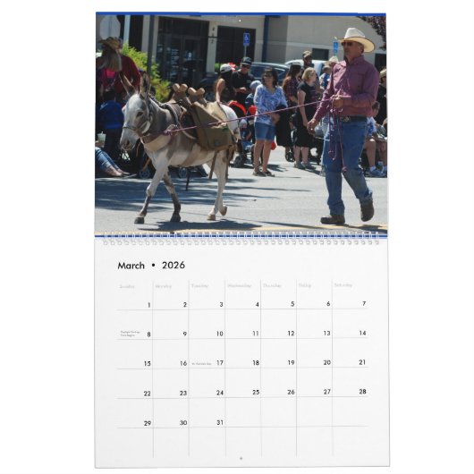 Bischof Mule Days Parade 2018 Kalender (Mär 2026)