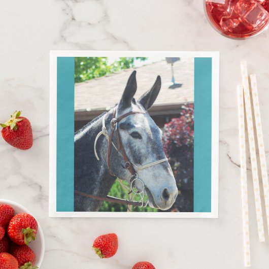 Bischof Mule Days Parade 2018 Serviette (Beispiel)