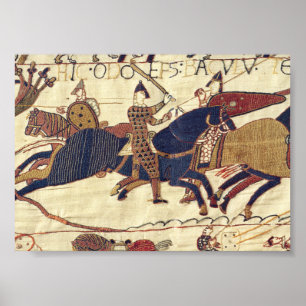 Bischof Odo, der Herzog William's Armee zusammenbr Poster