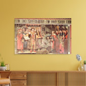 Bischof Robert Sherburne mit Henry VIII Leinwanddruck (Insitu (Wohnzimmer))