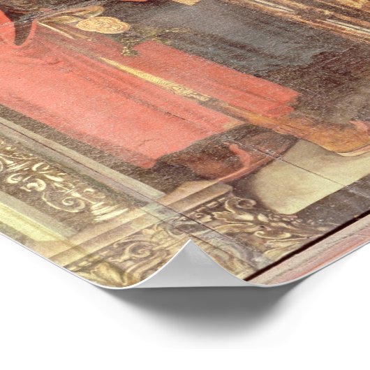 Bischof Robert Sherburne mit Henry VIII Poster (Ecke)