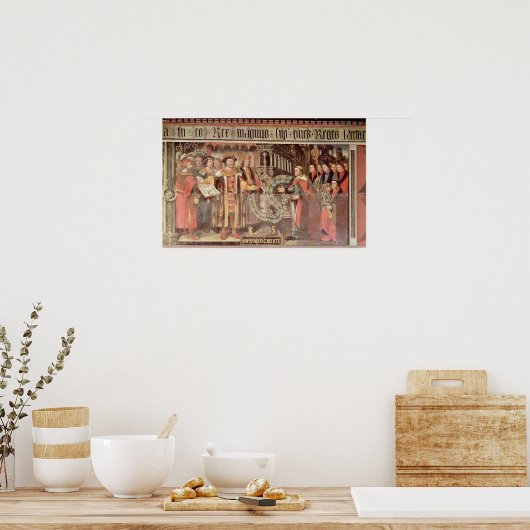 Bischof Robert Sherburne mit Henry VIII Poster (Küche)