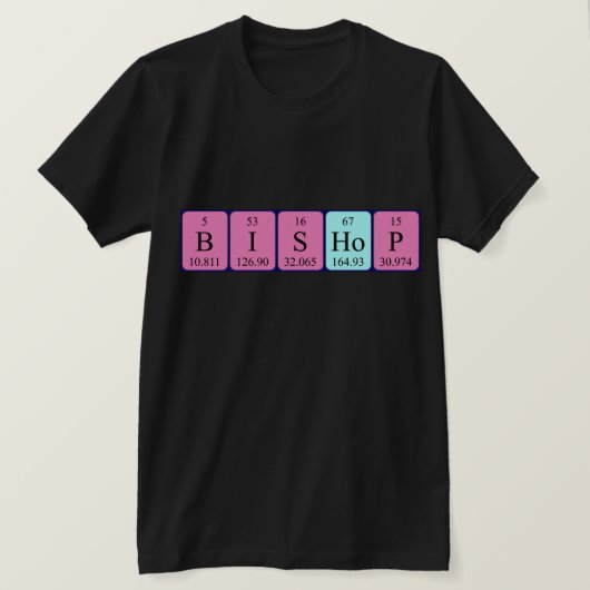 Bischof-Shirt T-Shirt (Design vorne)