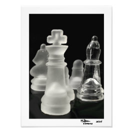 Bischof und König Fotodruck