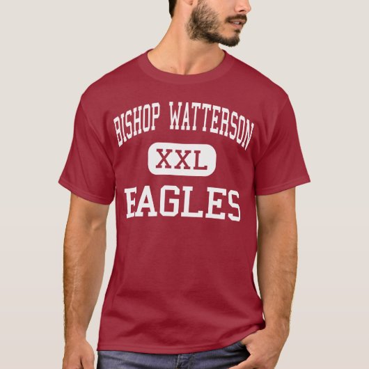 Bischof Watterson - Eagles - hoch - Columbus Ohio T-Shirt (Vorderseite)