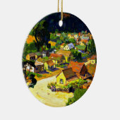 Bischoff - Cambria, ein Friedliches Dorf in Kalifo Keramik Ornament (Rechts)