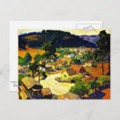 Bischoff - Cambria, eine Friedliche Stadt in Kalif Postkarte (Vorne/Hinten)