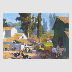 Bischoff - Die Molkerei, Fine Art, Seidenpapier