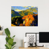 Bischoff - Pasadena Foothills Poster (Heimbüro)