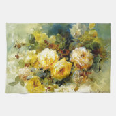 Bischoff - Rose (gelb) Geschirrtuch (Horizontal)